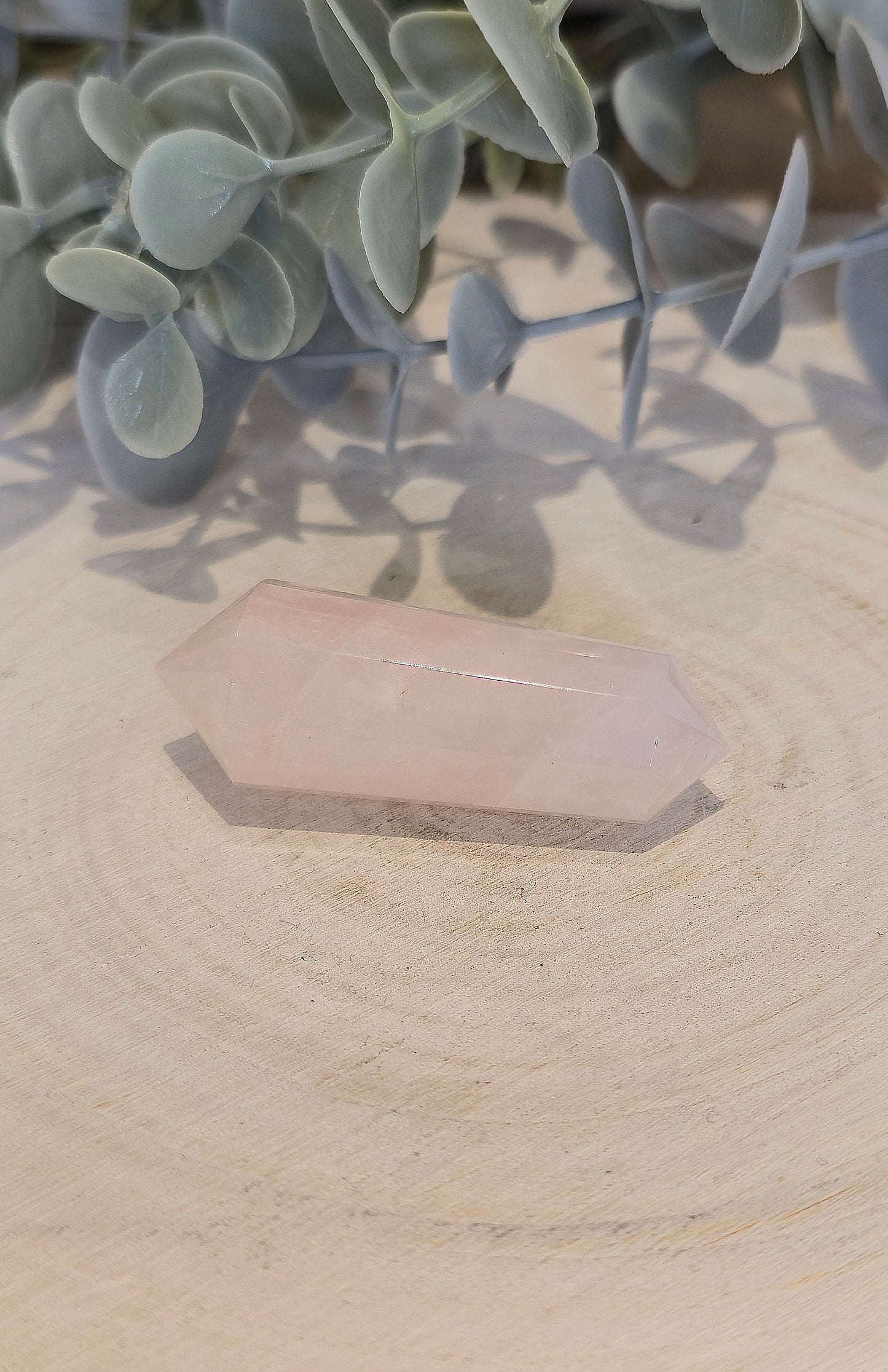 Pointe double en Quartz rose (Vogel)