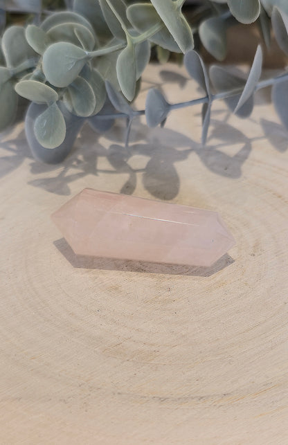 Pointe double en Quartz rose (Vogel)