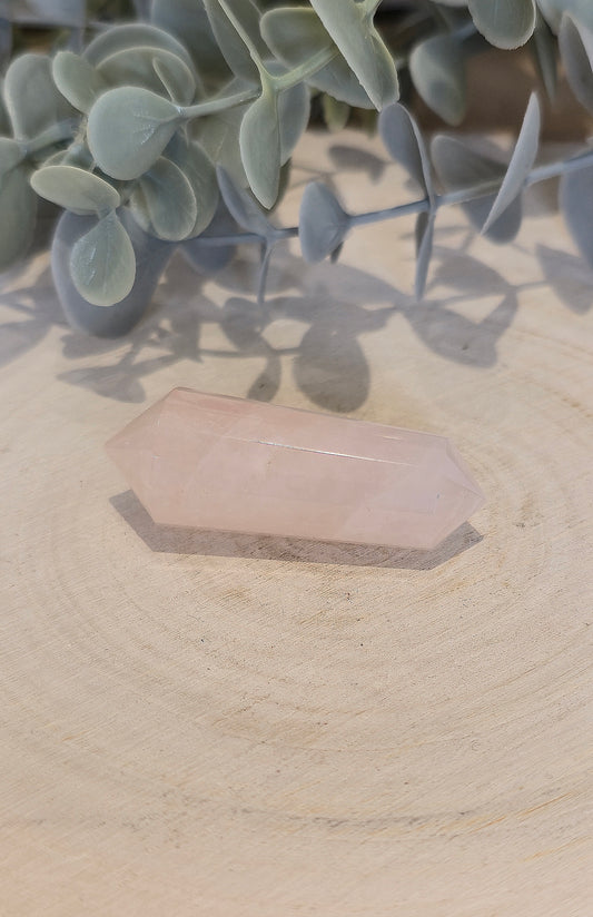 Pointe double en Quartz rose (Vogel)