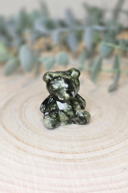 Ourson en Jade vert