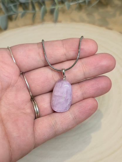 Collier Kunzite barattée