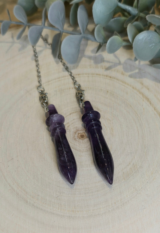 Pendule Égyptien en Améthyste