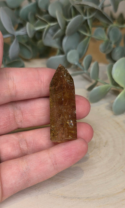 Pointe en Citrine Naturelle