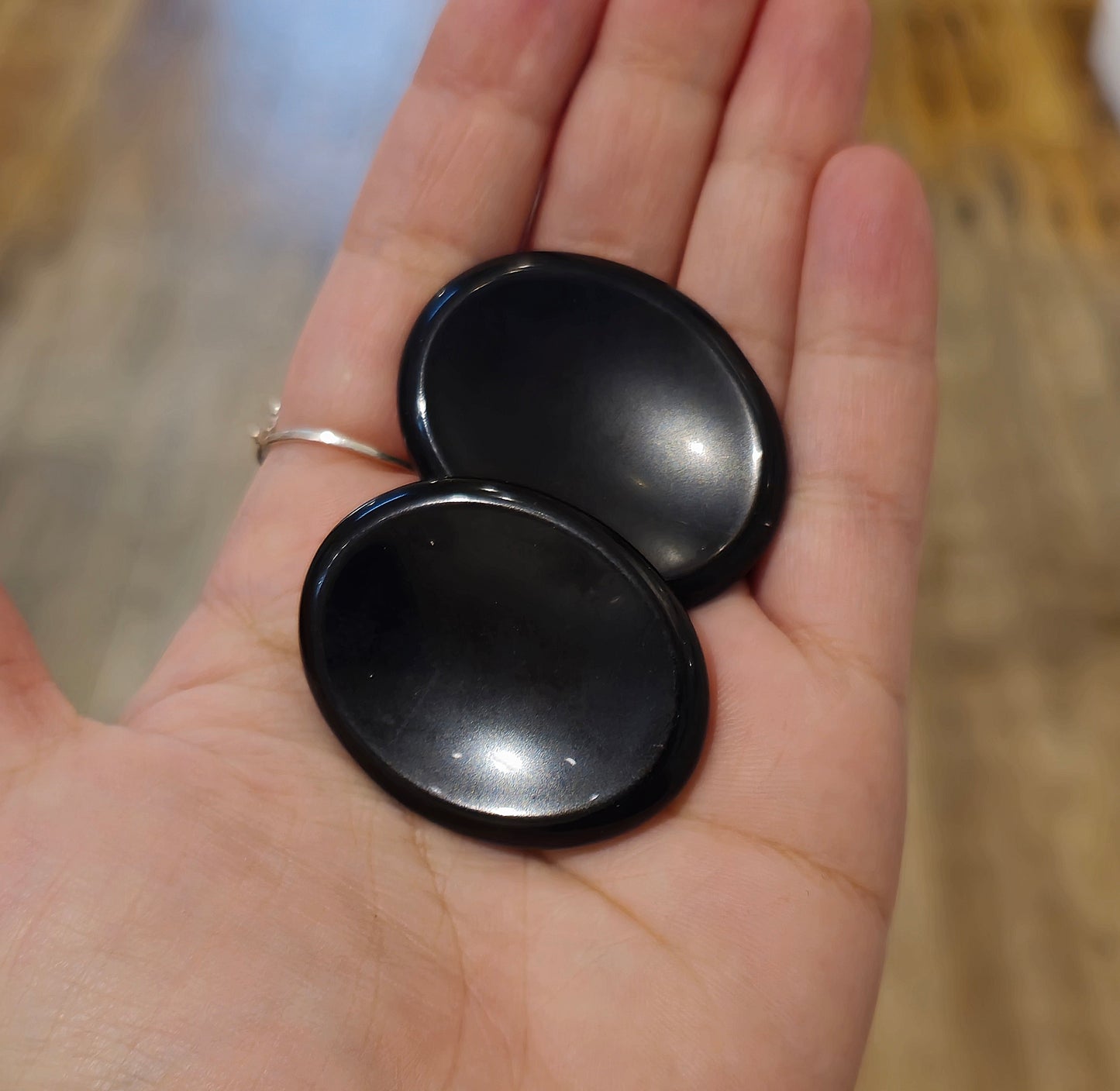 Obsidienne Worry stone