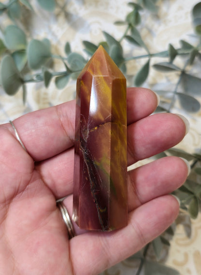 Pointe en Jaspe Mookaïte