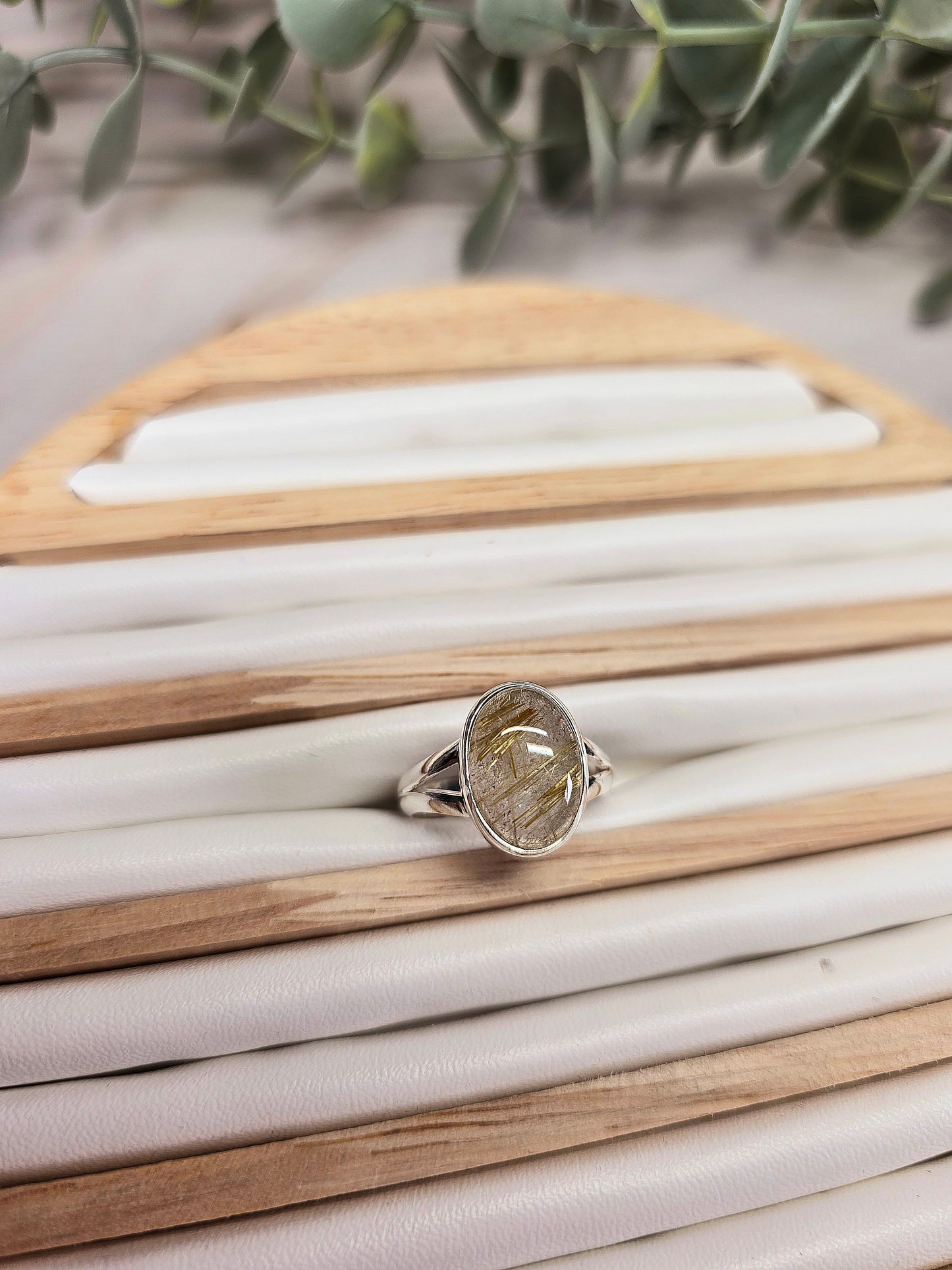 Bague Quartz rutilé