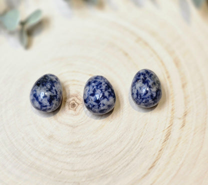 Oeuf en Jaspe blue spot