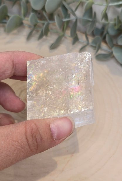 Cube de Calcite optique claire