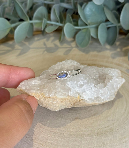 Bague Labradorite ovale
