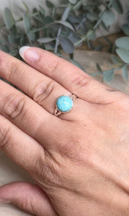 Bague Amazonite