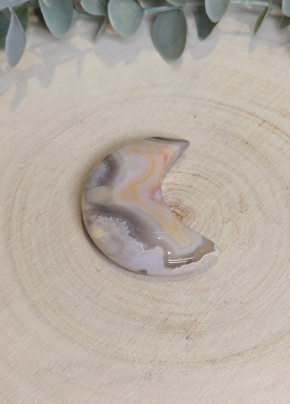 Lune Agate fleur