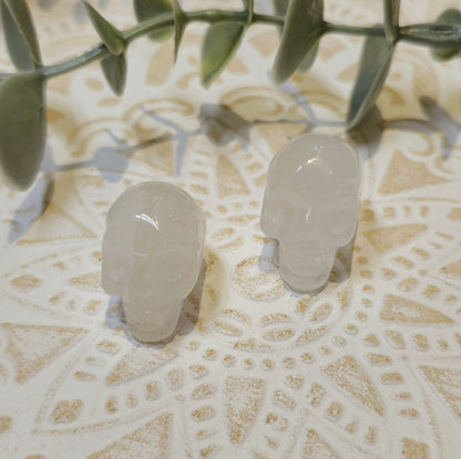 Mini Crâne en Quartz clair