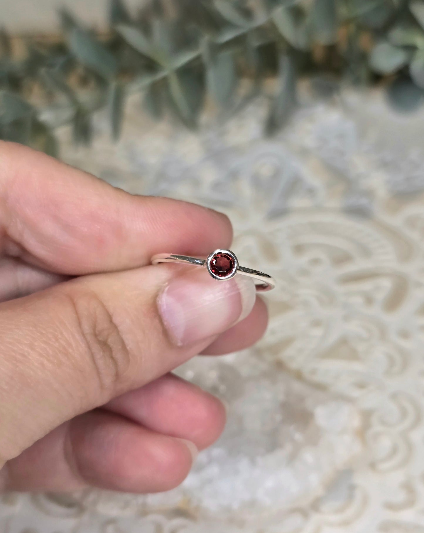 Bague Grenat