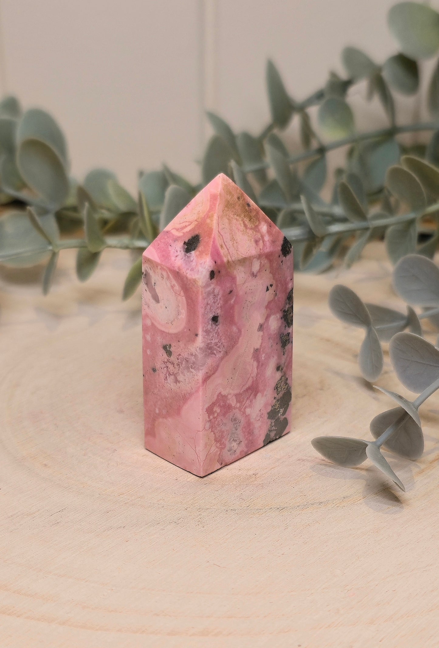 Pointe en Rhodonite du Pérou