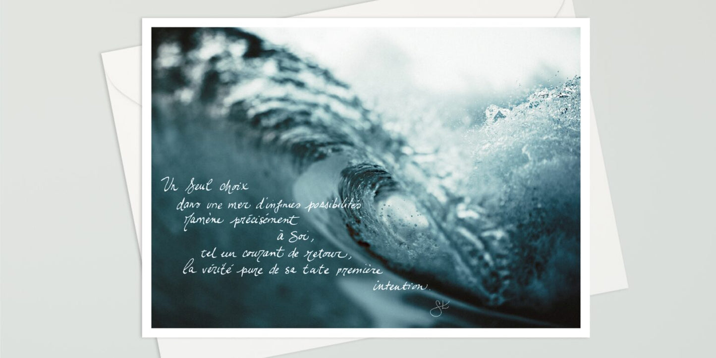 Carte de souhaits - L'intention