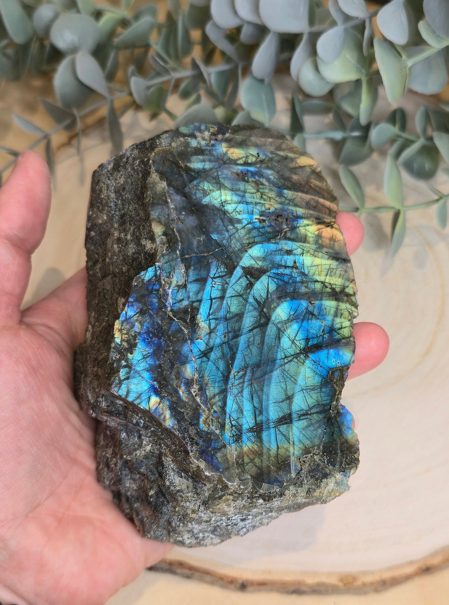 Labradorite brute de Madagascar