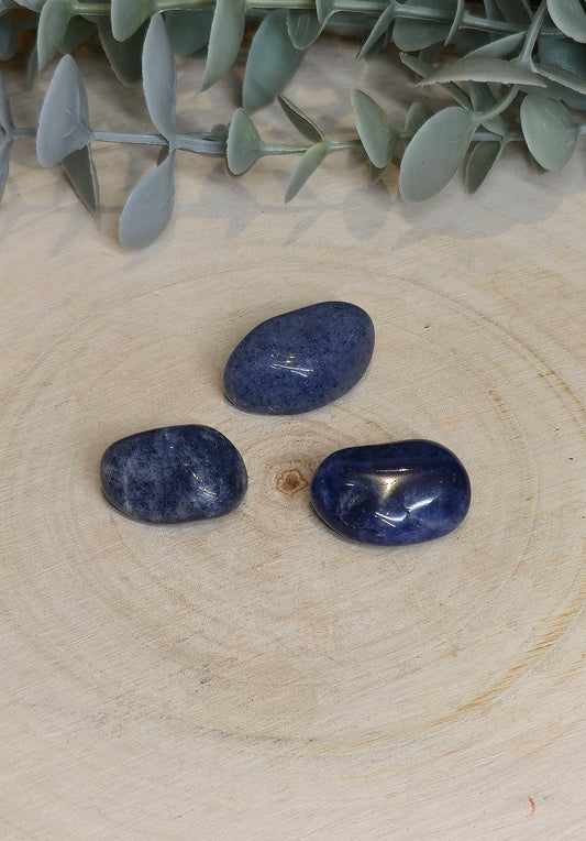 Aventurine bleue barattée