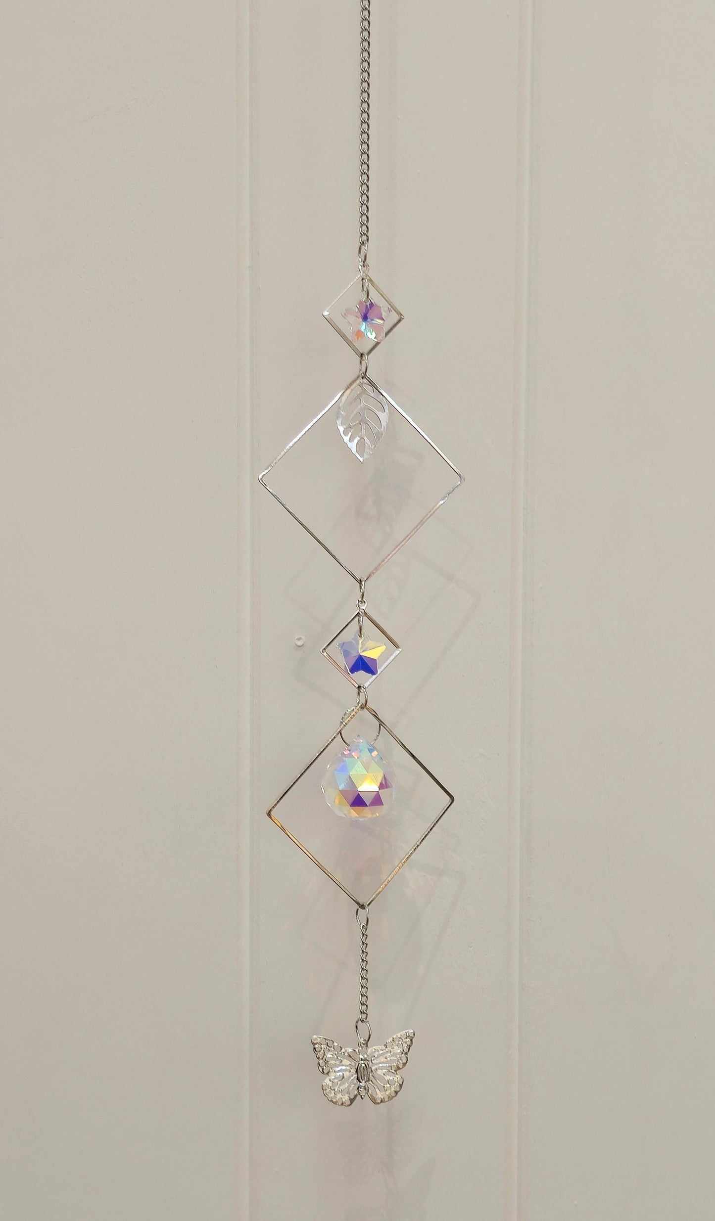 Capteur de lumière cristaux Papillon