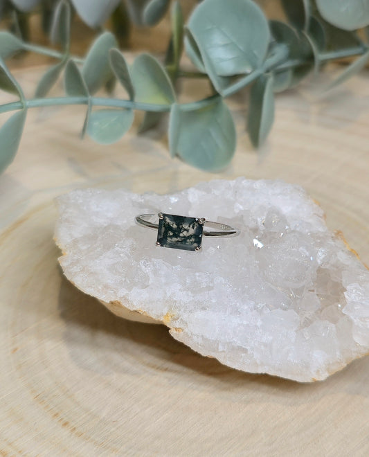 Bague Agate mousse