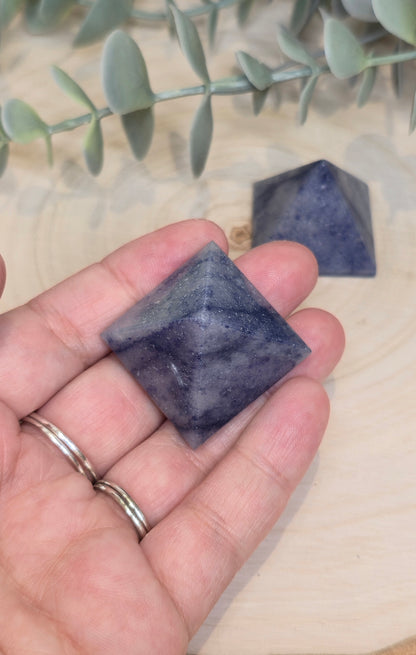 Pyramide Aventurine bleue