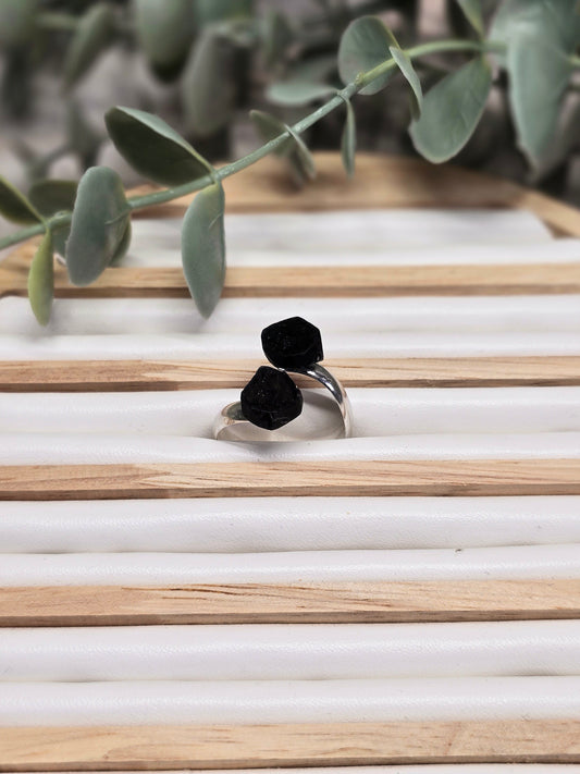 Bague Shungite ajustable