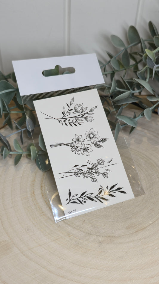 Tatouage temporaire Floral SH-25