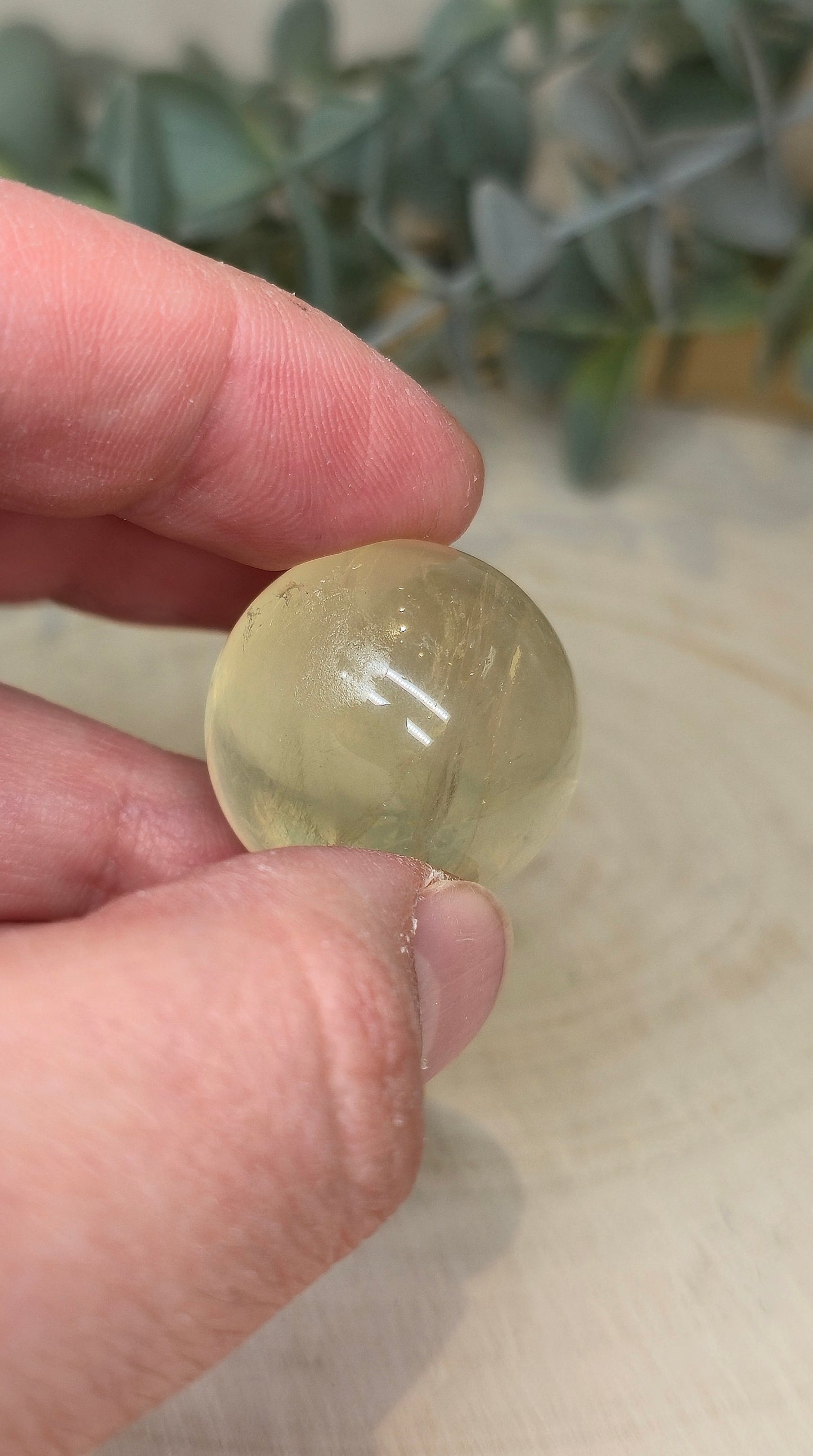 Sphère Calcite miel