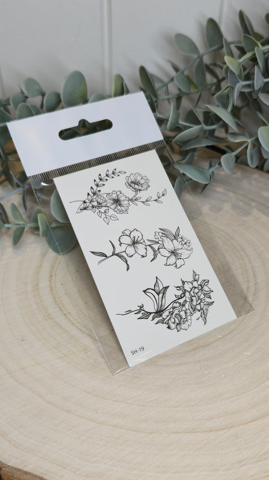 Tatouage temporaire Floral SH-19