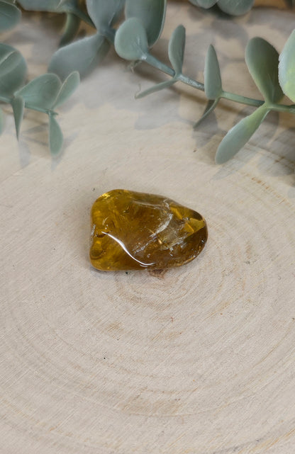 Citrine naturelle du Brésil grade extra barattée