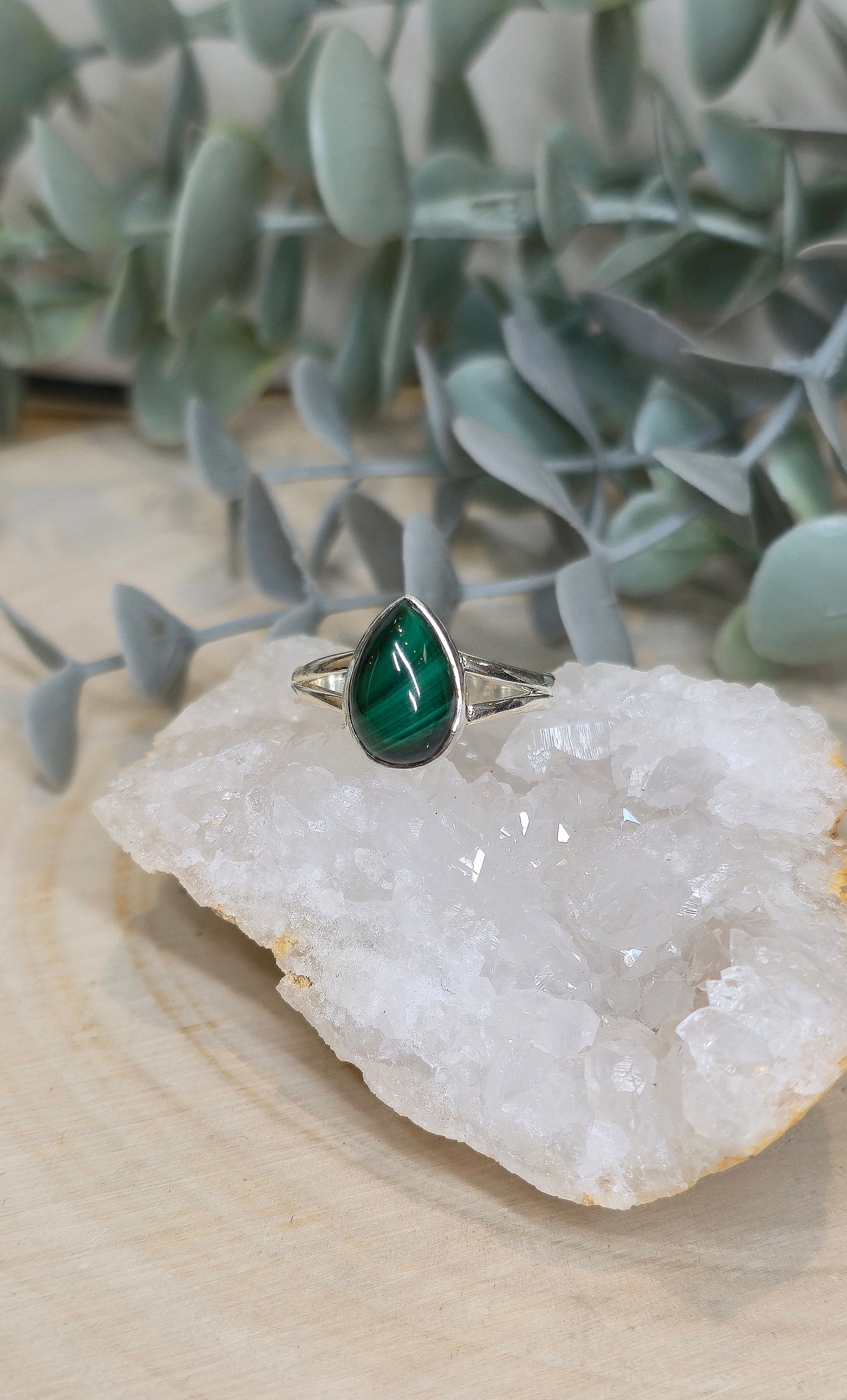 Bague Malachite