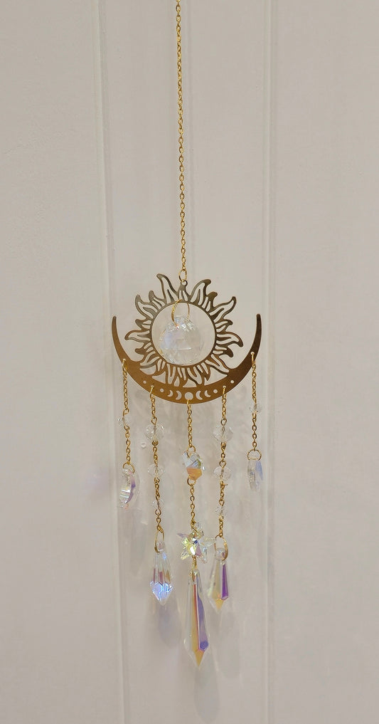 Capteur de lumière cristaux Soleil/Phase de Lune