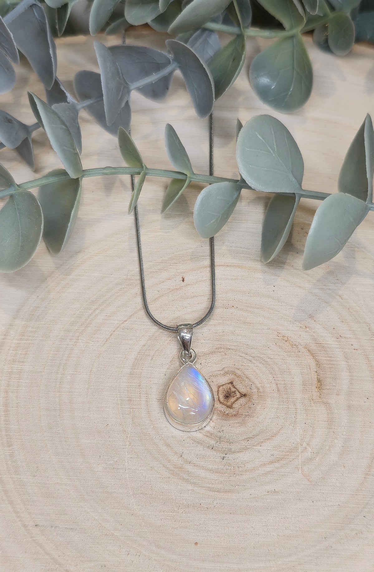 Collier Pierre de lune goutte