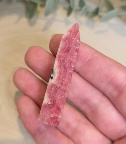 Pointe en Rhodochrosite