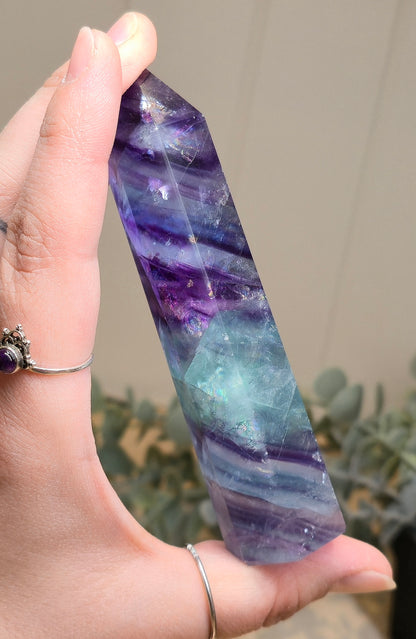 Pointe en Fluorite