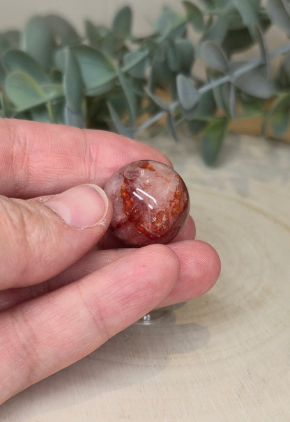 Sphère Quartz feu
