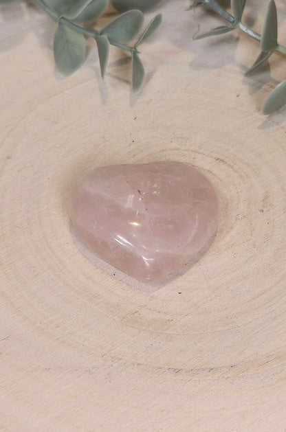 Coeur en Quartz rose