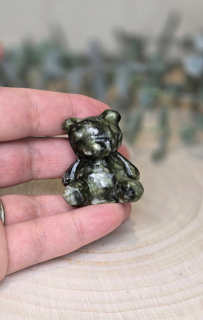 Ourson en Jade vert