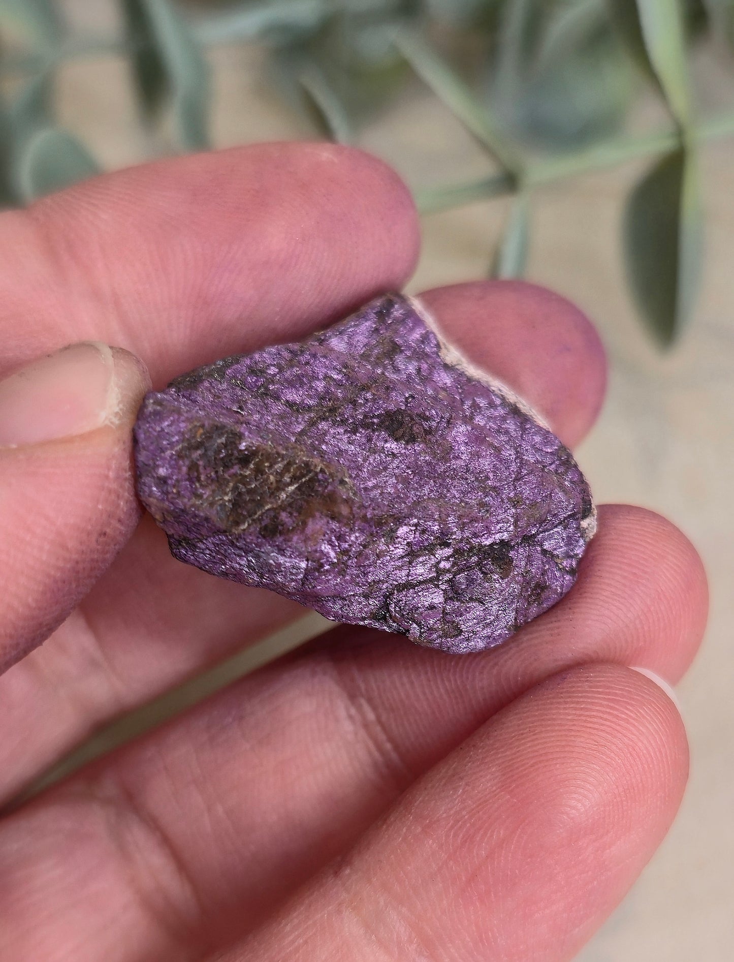 Purpurite brute du Brésil