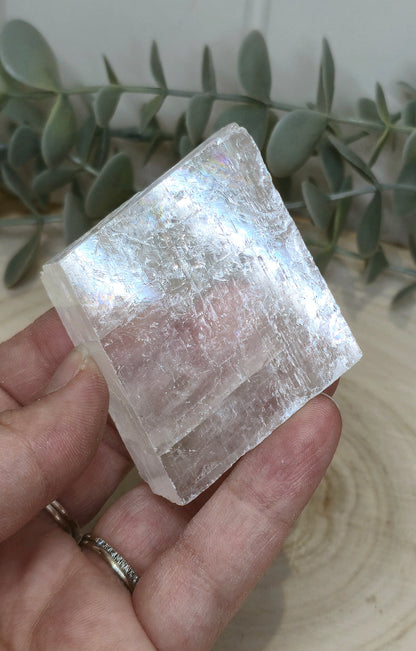 Cube de Calcite optique claire