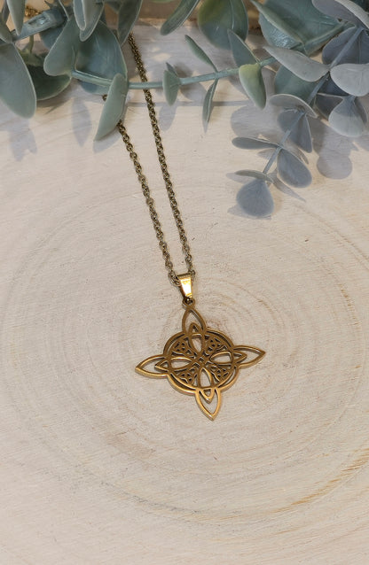 Collier Noeud de sorcière gold