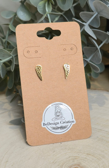 Boucles d’oreilles Ailes d'ange gold