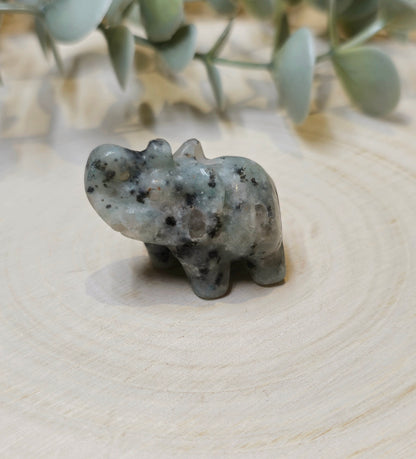 Éléphant Jaspe Kiwi