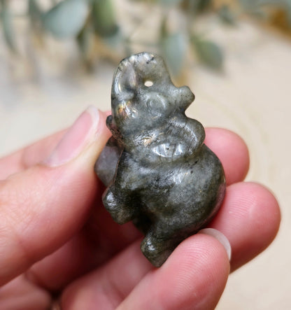 Éléphant Labradorite