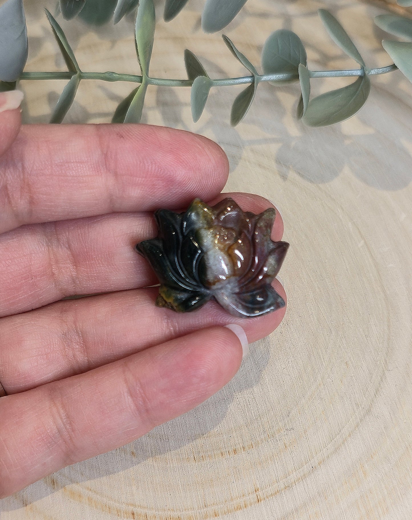 Lotus en Jaspe Fantaisie