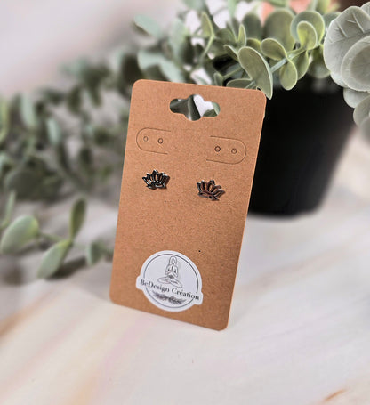 Boucles d’oreilles Lotus