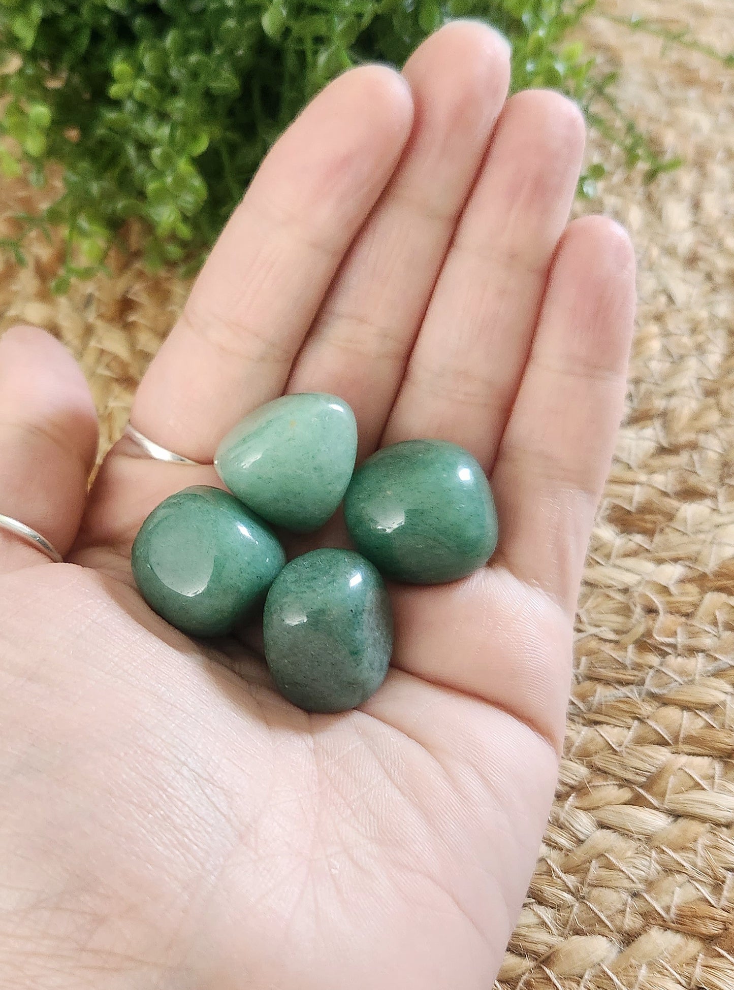 Aventurine verte barattée