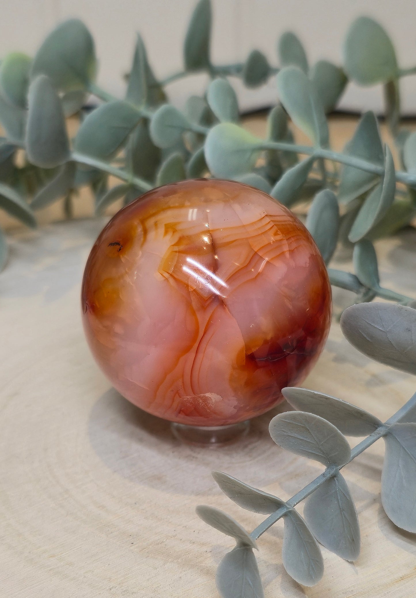 Sphère en Cornaline de Madagascar