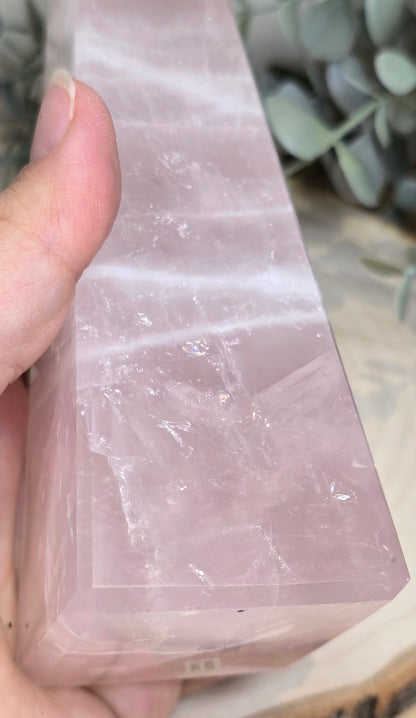 Pointe en Quartz rose
