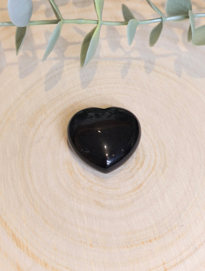 Coeur en Obsidienne