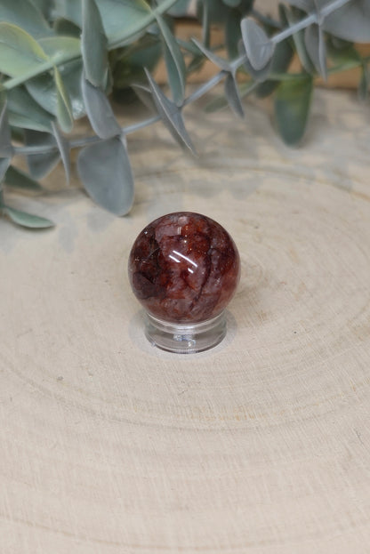 Sphère Quartz feu